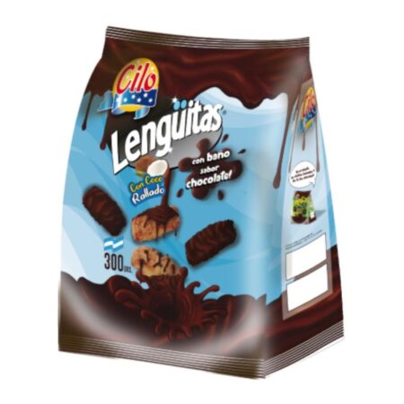 GALLETITAS CILO LENGUITAS BAÑADAS 18X300G