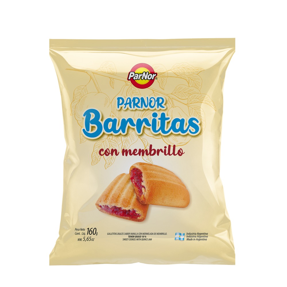 GALLETITAS PARNOR MEMBRILLOS 30X160G