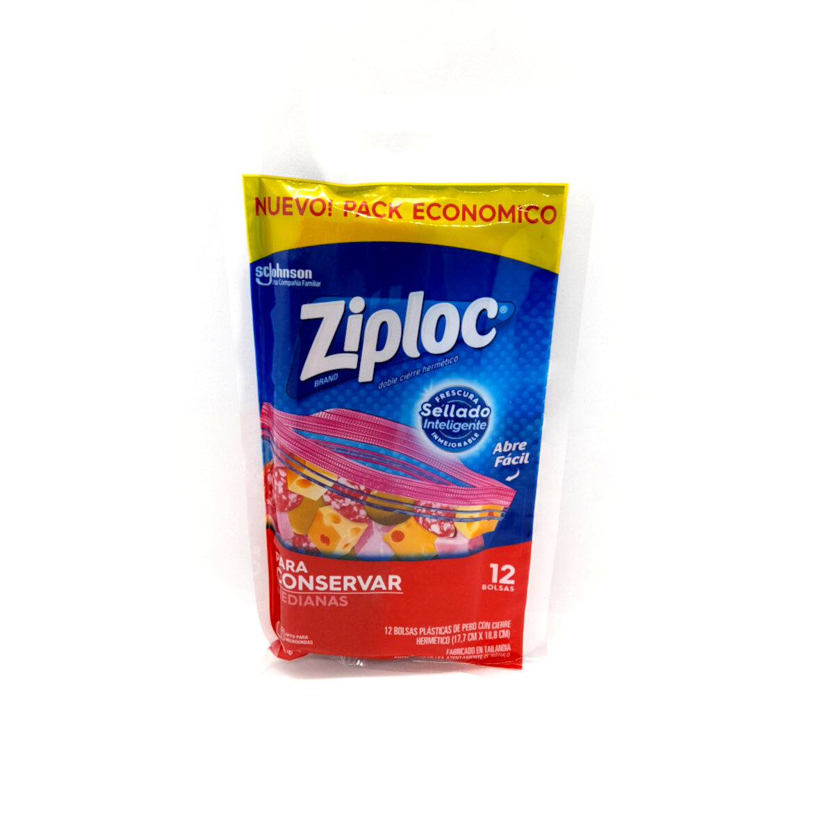 BOLSA ZIPLOC CONSERVA MEDX12U